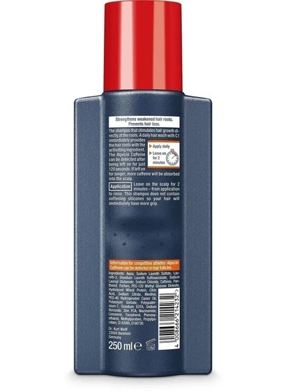 شامپو ضد ریزش کافئین C1 آلپسین 250ml اصل