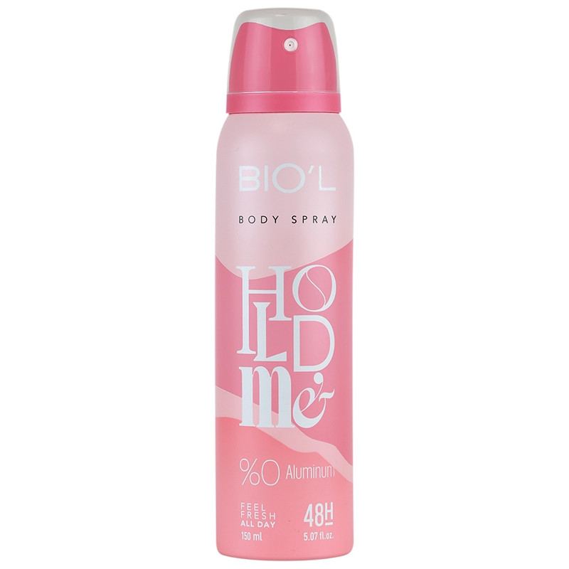 اسپری خوش بو کننده بدن زنانه hold me بیول 150 میل