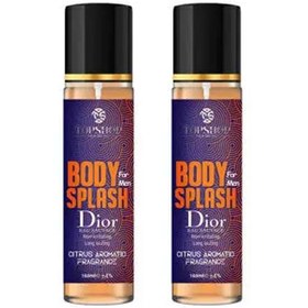 بادی اسپلش مردانه تاپ شاپ مدل Dior Sauvage حجم 160 میلی لیتر