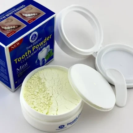 پودر سفید کننده دندان نعنا و هیالورونیک اسید تری دکتر 50 گرم