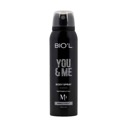 اسپری خوش بو کننده بدن مردانه you & me بیول 150 میل
