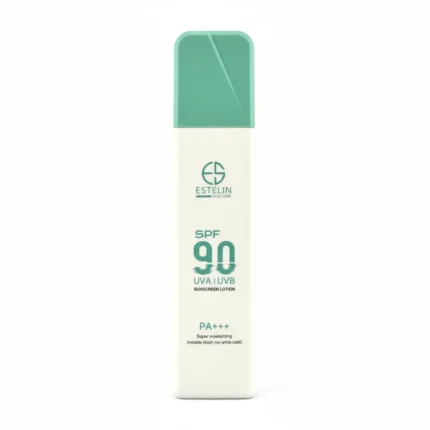 لوسیون ضد آفتاب پمپی بی رنگ استلین spf90 وزن 120 گرم