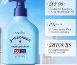 کرم ضد آفتاب و سفید کننده پمپی spf50 سادور 220 میل