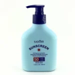 کرم ضد آفتاب و سفید کننده پمپی spf50 سادور 220 میل