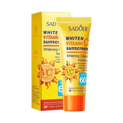 کرم ضد آفتاب تیوپی ویتامین سی spf60 سادور 40 گرم